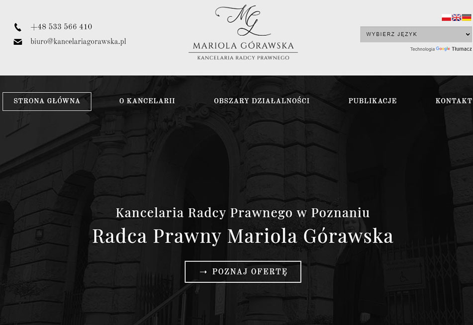 gorawska - strony internetowe Tarnów