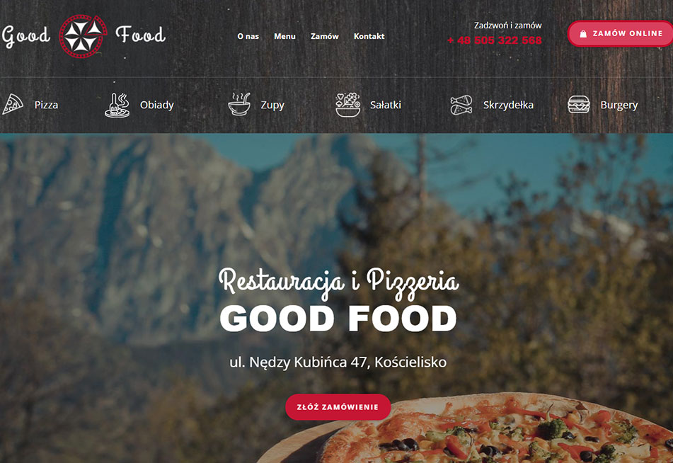 good food - strony WWW Tarnów