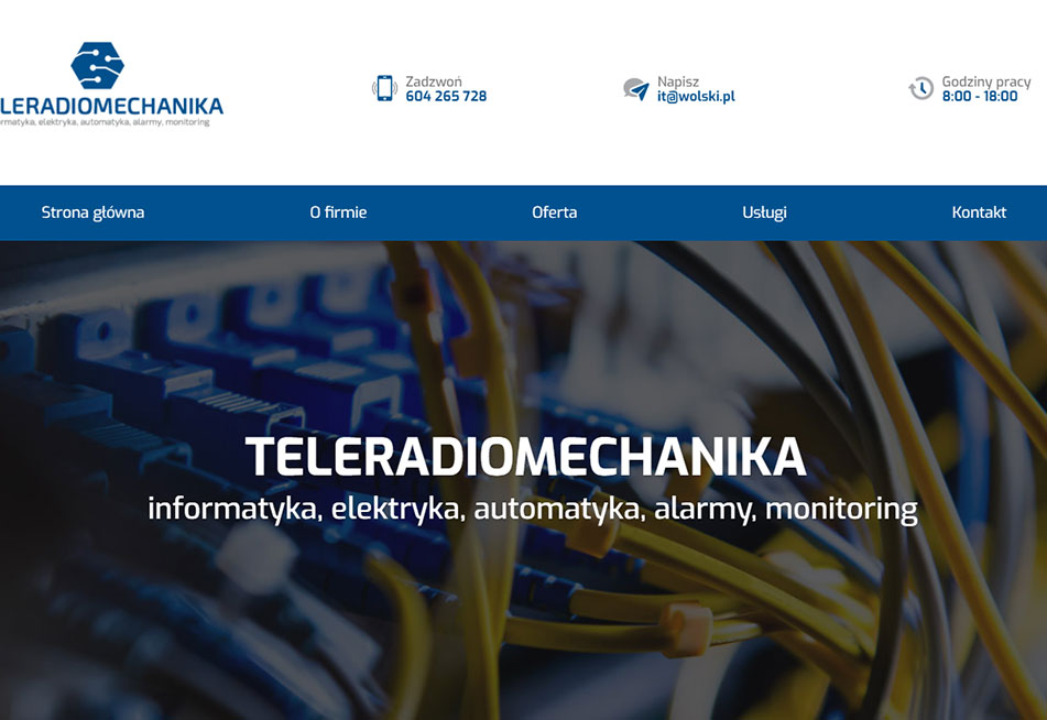 teleradiomechanika - strony internetowe Tarnów